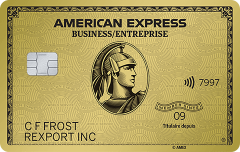 Business Gold Rewards Canada card