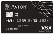 RBC Avion Visa Infinite Privilege card